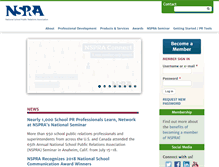 Tablet Screenshot of nspra.org